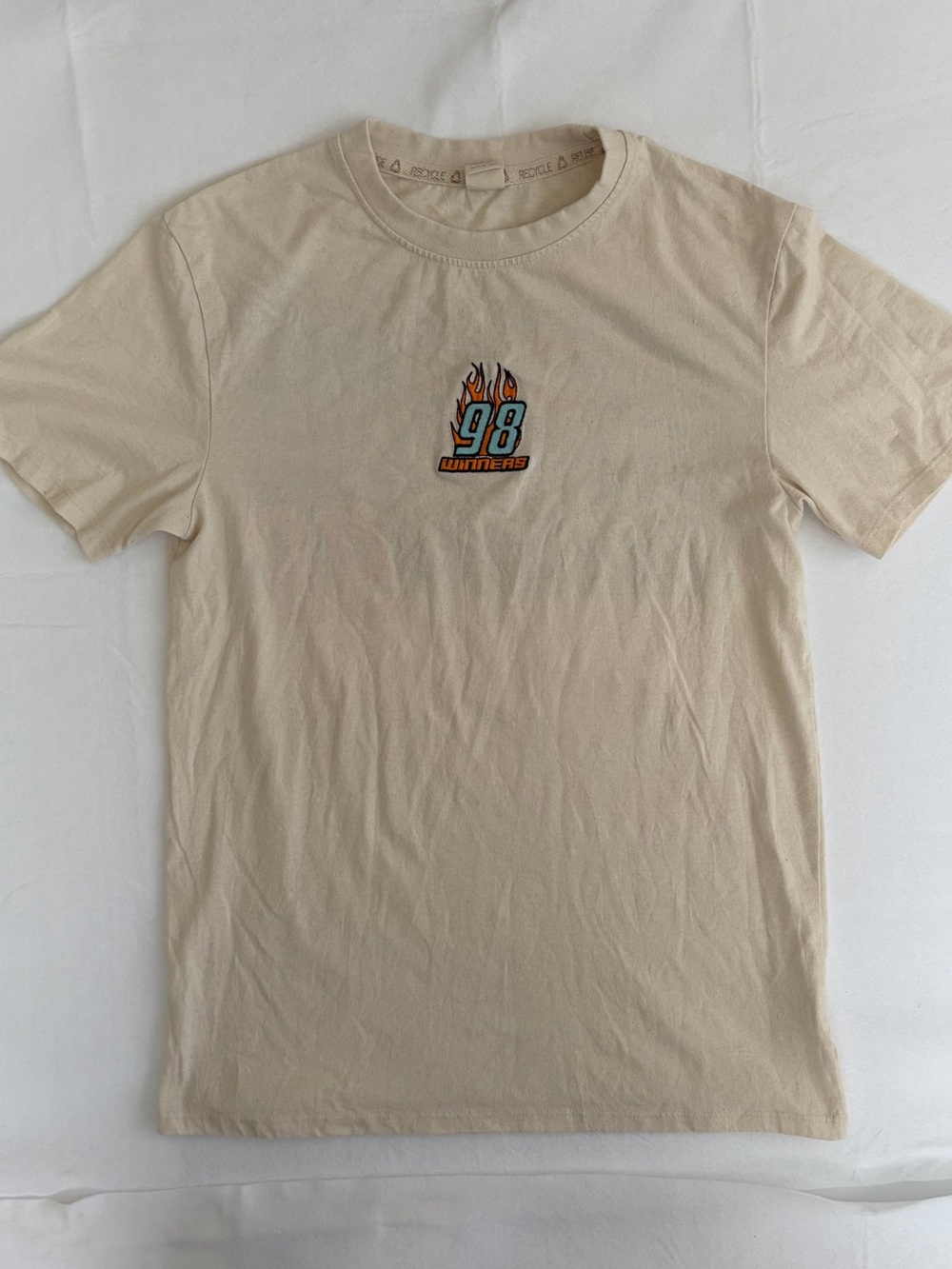 Recycled Threads California Speed Racing 98 Moto Graphic Tee T Shirt